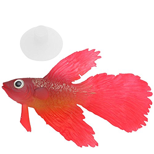 Artificial Aquarium Fish Decorations Silicone Betta Moving Floating Realistic Small Fish Fake Fish for Ornaments