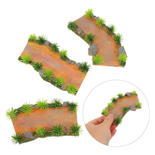 Aquarium Pathway - 3-Piece Landscaping Sculpture Fairy Bridge Fish Tank Stone Ornament Pathway Freshwater Saltwater Shrimp Tank Living Room Bedroom