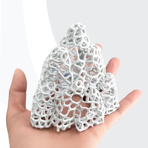 Cave with Suction Cup, Aquarium Betta Fish Hideout Habitat Decor, Stable Resting Hiding Place for Cherry Shrimp, Dwarf Shrimp, Guppy and Small Fish (White)
