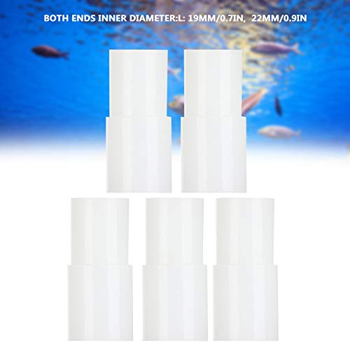 5Pcs Aquarium Water Tube Rubber Pipe Adapter Set, Transparent Hose Reducing Connector for Fish Tank, Dual - Size Silicone Tubing Fitting with Flexible Rubber Material for Aquarium (XXL 150x100cm / - size: XXL 150x100cm / 59.06x39.37in