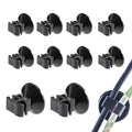 NIIIYTYB 10Pcs Aquarium Suction Cups Air Pump Holder for Tubing, Airline Holders and Clips Fish Tank Tube Hose Clamp Strong Grips for Aquatic Accessories and Wire Management in Aquariums