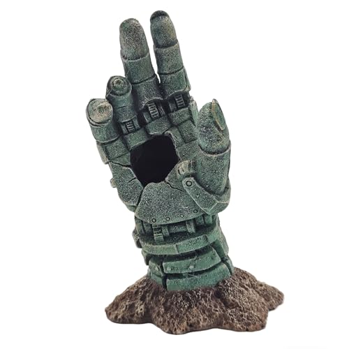 Aquarium Decoration Theme Decoration - Aquarium Hidden Cave Fish Tank Decoration, Reptile Cave Hidden Climbing Play Decoration Accessories, Suitable for Fighting Fish, Shrimp, Lizards, Amphibians