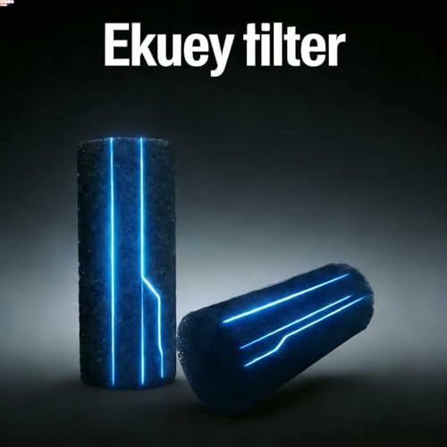 5.9″ Big Prefilter Sponge Foam Replacement Filtration Kit for Pond Aquarium Fish Tank (Black,Compressed) - color: Black,Compressed