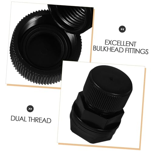Water Tank Adapter PVC Coupler with Seal Gasket Hose Fitting for Rain Buckets Aquariums Tubs and Easy to Install Connecting Part for Water Storage