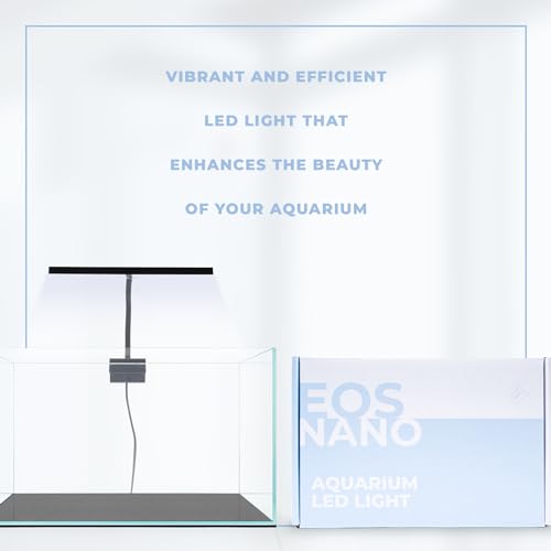Aqua Worx EOS LED Aquarium Light - Adjustable Gooseneck for Fish Tanks - Full Spectrum Nano Tank Lighting - N5 White - color: N5 White