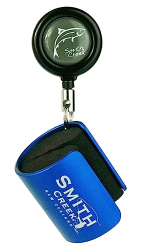 Smith Creek Rod Clip with Zinger - color: Blue