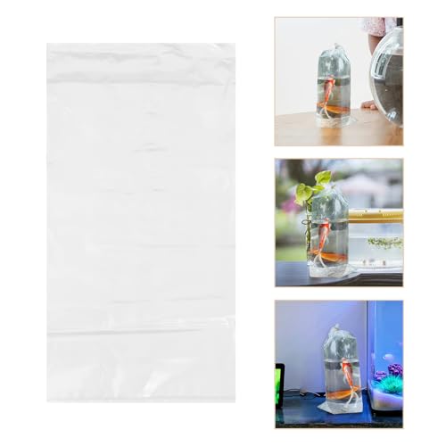 CHILDWEET 50pcs Fish Transport Bags 30x60cm Leak-resistant Plastic Live Fish Shipping Containers for Aquarium and Outdoor Use