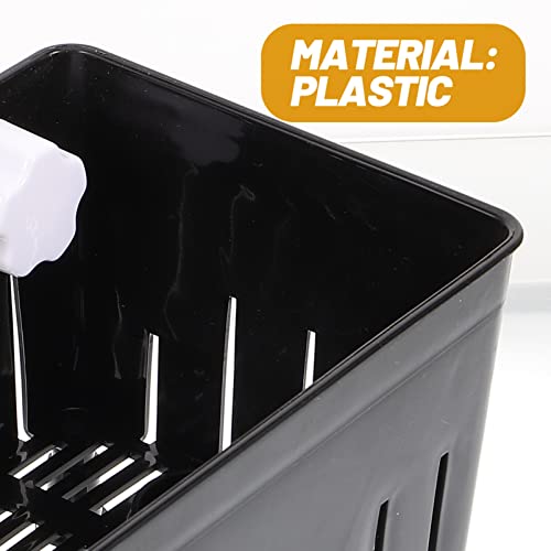 Betta Fish Tank 1 Set of Aquarium Fish Box Hatching Incubator Box Nursery Aquarium Spawning Incubator for Tank Black - color: Black