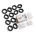 KittySpout Cat Water Fountain Filters for 108oz/3.2L… (6 Month Supply: 12 Filters & 12 Sponges)