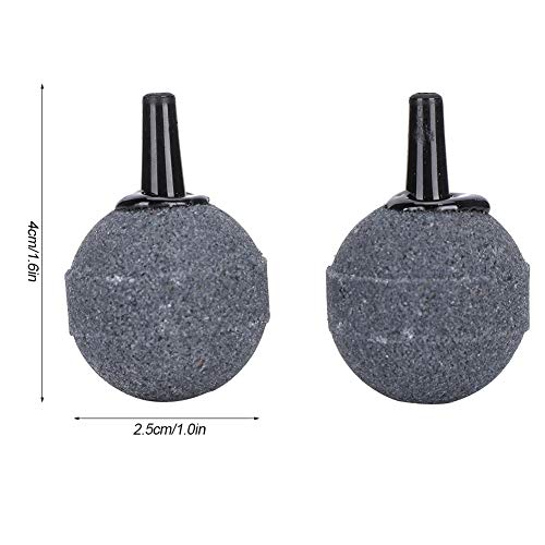 Pssopp 6Pcs Aquarium Bubble Stone, Air Stone Bubble Ball Shape 25mm Air Stone Mineral Bubble Diffuser Airstones for Aquarium Fish