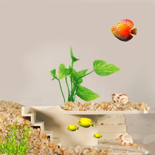 Aquarium Undergravel Fish Tunnel Cave, White, Style 3 - color: White, style: Style 3