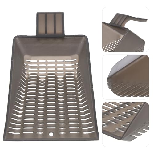 Cabilock Aquarium Gravel Shovel Fish Tank Sediment Scooper Plastic Portable Substrate Cleaning Tool for Aquarium Maintenance