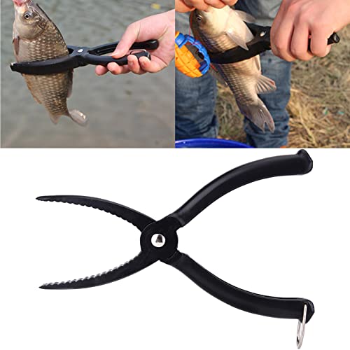 Dioche Fishing Pliers, Fishing Grip Gear Tool ABS Grip Tackle Fish Grip Tackle Fish Lip Holder Clamp with Ring