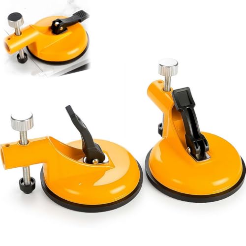 Adjustable Height Setter,Professional Countertop Leveling Tool with Heavy-Duty Suction Cups,Tile Countertop Installation Tools,Aluminum Alloy Wall Tile Leveler for Stone Slab Installation & Repair - size: 2pcs
