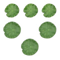 BRBASAP 6Pcs Realistic Floating Lily Pads for Ponds Artificial Foam Lotus Leaves for Pond Decor Plastic Water Lily Pads Foliage for Pool Koi Fish Patio Aquarium Lifelike Pond Plants