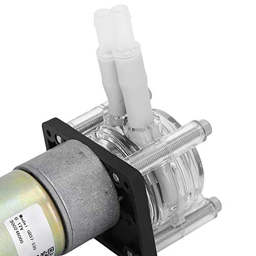 DC Vacuum Pump Strong Suction Self Priming Peristaltic Pump, High for Aquarium Chemicals Liquids and Other Dosing Additives (12V)