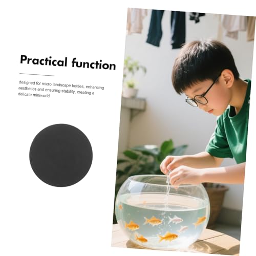 LIOOBO Non-Slip Aquarium Cushion Pad Fish Tank Mat for Under Tank Support Shockproof Base with Vibration Reduction for Stable Micro Landscapes