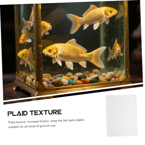 Milisten Non Slip Aquarium Mat Foam Pad for Vibration Absorbing Noise Reduction Fish Tank Accessory Weight Distribution Easy Texture for Enhanced Friction