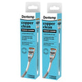Dentemp Tongue Scraper with Copper Infusion - Bad Breath Eliminator and Oral Care Tool - Ergonomic Handle Design (2 pack)