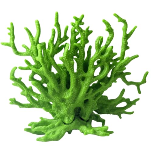 Fish Tank Decorations,Aquarium Corals Decoration, Aquarium Ornaments, Fish Tank Coral, Aquarium Corals Decoration, Fish Decorations for Aquarium (Green, Medium) - color: Green
