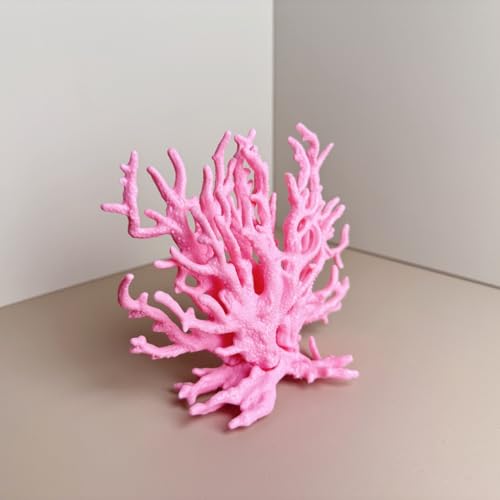 Fish Tank Decorations,Aquarium Corals Decoration, Aquarium Ornaments, Fish Tank Coral, Aquarium Corals Decoration, Fish Decorations for Aquarium (Pink, Medium) - color: Pink