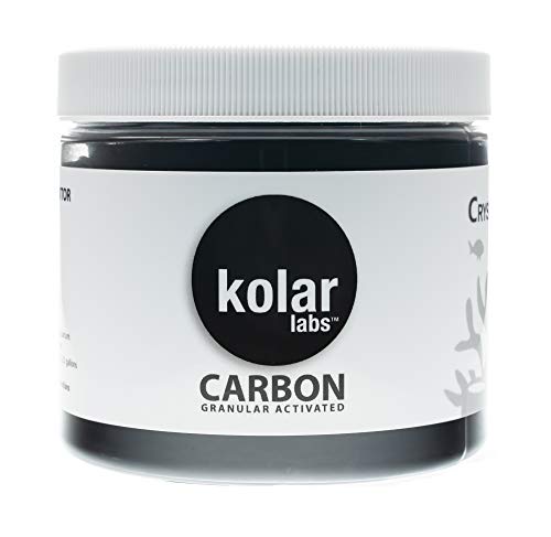 Kolar Labs Crystal Cal Activated Carbon – Small Jar, Activated Charcoal for Aquariums and Fish Tanks - size: 160 g (Pack of 1)