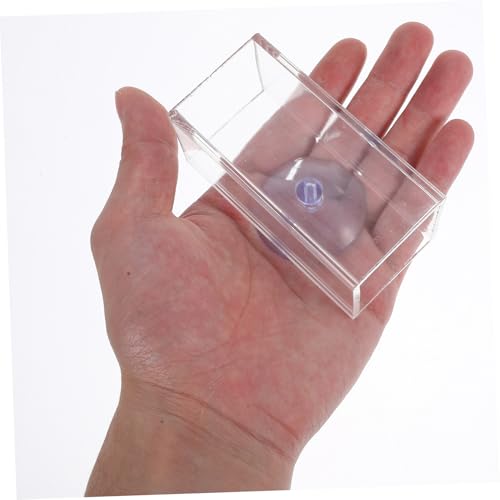 Toyvian Betta Fish Acrylic Tube Tunnel Dual Purpose Hideout for Betta Fish Shrimp Resting Leaf Spawning Bed Quick Installation Fish Tank Decoration Secure Aquarium