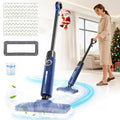 1500W Floor Steam Mop,Powerful Steam Mop for HardWood Floors with LED Display,Steam Mops for Floors Cleaning Steamer with 500ml Tank,Floor Steamers for Hardwood&Tile,10s Heat-Up