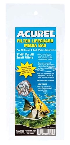 Acurel Filter Drawstring Lifeguard Media Bag, 8-Inch by 13-Inch - size: 8-Inch by 13-Inch