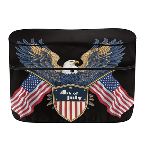 4th of July Eagle Dual Propane Tank Cover 20 Pound Double for RV/Trailer/Camper Replacement Covers for RV/Trailer/Camper, RV Parts RV Accessories - color: 4th of July Eagle, size: S(20LB)