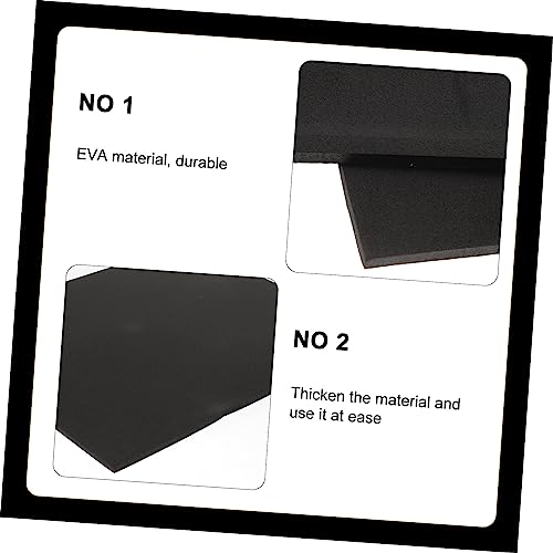5Pcs Non Skid Aquarium Cushion Pads Insulated Fish Tank Mat for Comfort Stability Black Durable Absorption Heat Preservation for Fish Tank Supplies