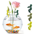 Aquarium Artificial Plastic Plants Decoration, Aquarium Decor Set, Goldfish Betta Fish Tank Decorations, 3 PCS Fish Tank Accessories, Artificial Aquarium Plants Holders, Tank Accessories Decor