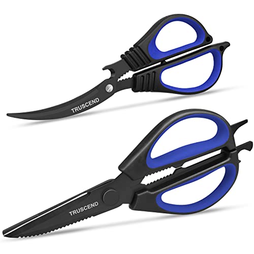 TRUSCEND Multi-Purpose Fishing, Heavy Duty Kitchen for Cutting, 2 Pack Of Hardened SS Provide Superior Rust & Corrosion-Resistance, Multi-Function Fishing Tools