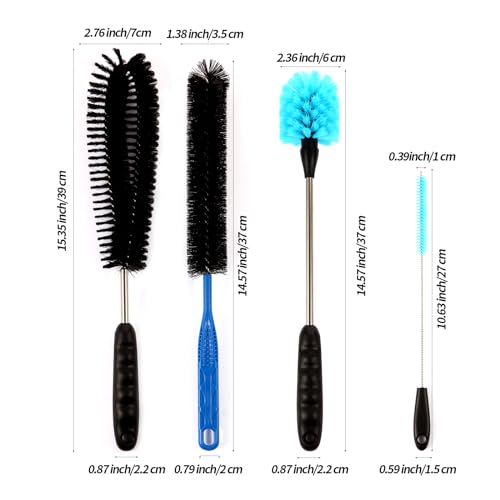11 in 1 Fish Tank Aquarium Cleaning Brush Kit,Aquarium brushSutiable for Acrylic Fish Tank, and Plastic Fish Tank,Glass Fish Tank,Non Rusting,Fish Tank Cleaning Tools