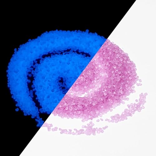 1000PCS Tank Rocks Glow Blue Fish Tank Decorations - color: Purple