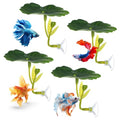 3 Pcs Betta Fish Hammock, Betta Leaf Hammock for Bettas Fish with Suction Cup, Safe Resting Spot for Fishes Tank