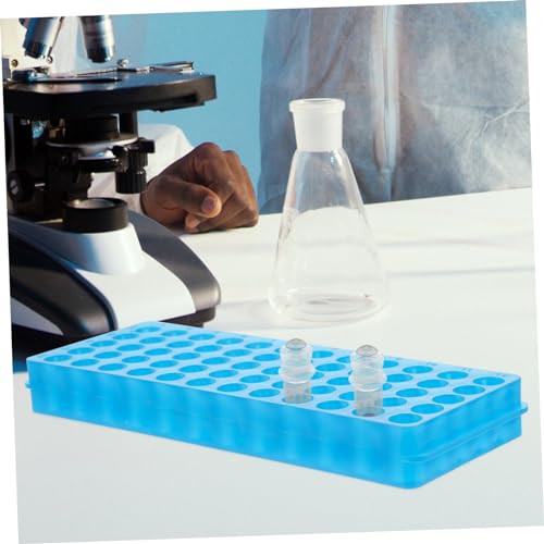 Veemoon 2pcs Reusable Test Tube Rack Organizers for Laboratory Double-Sided Sampling Tube Holder for Lightweight Design
