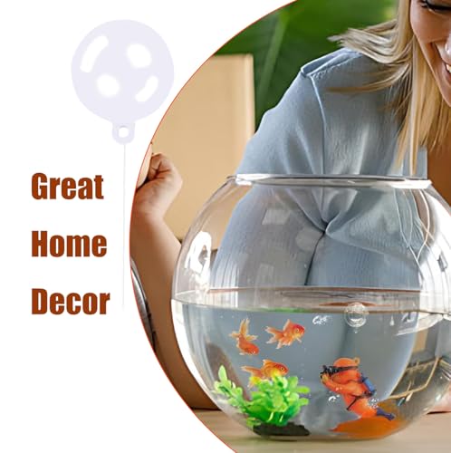 2-Pack Tank Decorations, Cute Little Diver, Aquarium Decoration Accessories Ornaments with Float Ball, Playmate for Tank Suitable for All Kinds of Fish and Tanks (Orange) - color: Orange