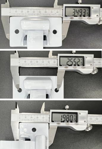 LXJZCPCompatible 3104653.005 3310811.009M RV Camper Trailer Bottom Mounting Bracket V/Camper/Trailer - A&E/ Awning Arm Lower Mounting Foot Grey and White Combination (2 White) - color: 2 White【H+T】