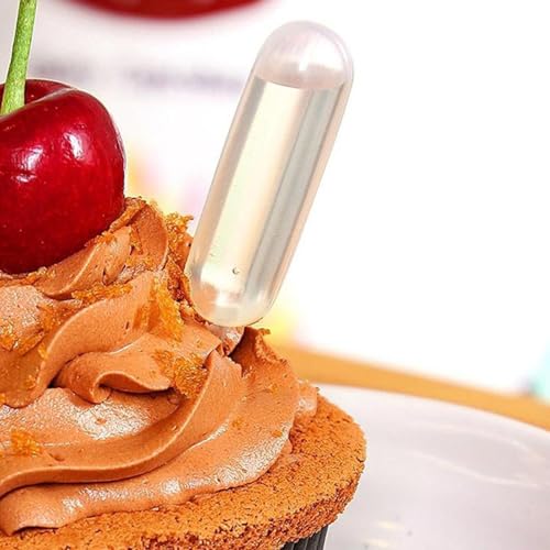 4ml Liquid Pipette Dropper for Chocolate or Strawberry Cupcakes, Ice Cream, Mini Cakes, Waffles, Candy Molds, Squeeze Dropper Wine Injector, Disposable Clear Plastic Dropper Pipette (Pack of 50)