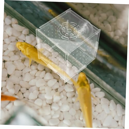 Acrylic Fish Breeding Box for Aquarium Isolation Tank Hydroponic Separator with Suction Cups