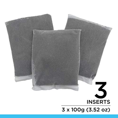 Fluval Carbon Filter Media for Aquariums, Premium Bituminous Carbon Inserts, 100-gram Nylon Bags, 3 Count (Pack of 1), A1440