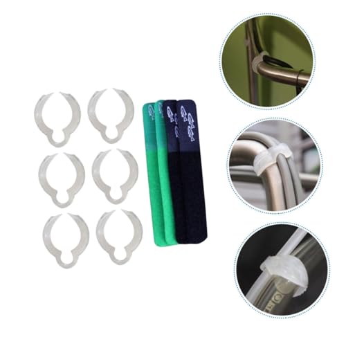YARNOW 1set Led Light Clips Wire Light Stand Cable Clamps Rope Mounting Clips for Cords