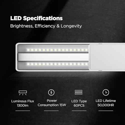 ONF Flat Nano 15W Full Spectrum Aquarium Light, 4 Level Dimmable Plant Light, IP54 Waterproof Freshwater Use Only, Suitable for 2-9 Gallon Rimless Fish Tanks, Terrariums, & Potted Plants, Silver - color: Silver, size: Flat Nano