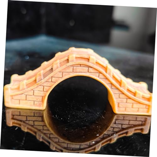 2pcs Resin Arch Bridge Ornaments for Bonsai and Landscape Decor Miniature Japanese Bridge for Aquarium and Garden