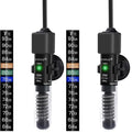 AQUANEAT Aquarium Heater, 25W Small Betta Fish Tank Heater, Mini Preset Water Thermostat with a Thermometer (Pack of 2) - size: 25W (Pack of 2)