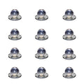 Mirart 1" Diam. Ball x 1-1/2" Self Stick Round Acrylic Mirror Back (12 Pack) - style: 1" Ball -12 Pack