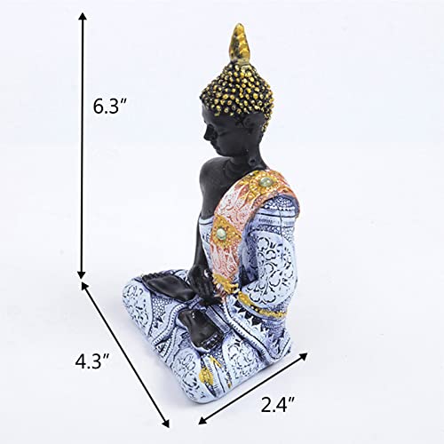 Buddha Statue Decor Ornament Aquarium Fish Tank Decorations Reptile Turtle Lizard Spider Tanks Terrarium Thai Buddhism Sculpture Figurine Pet Red - color: Buddha Red