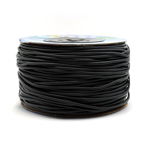 JIHAQUA 650 Feet Aquarium Air Pump Accessories Airline Tubing, Standard 3/16” Tubing for Fish Tank (Black) - color: Black