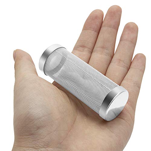 12mm Stainless Steel Aquarium Filter Inflow Inlet Basket Mesh Shrimp Guard for Aquarium Percolator with Fish Pre-Filter Intake Sponge Cover - size: 12mm